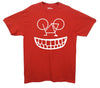 Smiling Cyclist Upsidedown Bike Printed T-Shirt - Mr Wings Emporium 