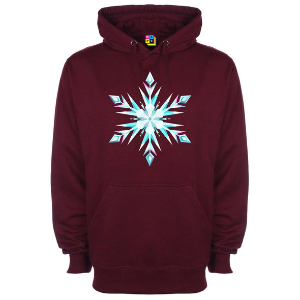 Snowflake Printed Hoodie - Mr Wings Emporium 