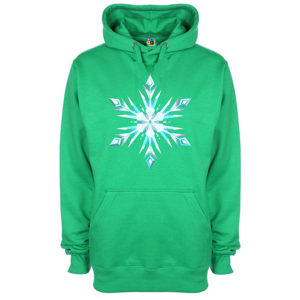 Snowflake Printed Hoodie - Mr Wings Emporium 