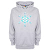 Snowflake Printed Hoodie - Mr Wings Emporium 