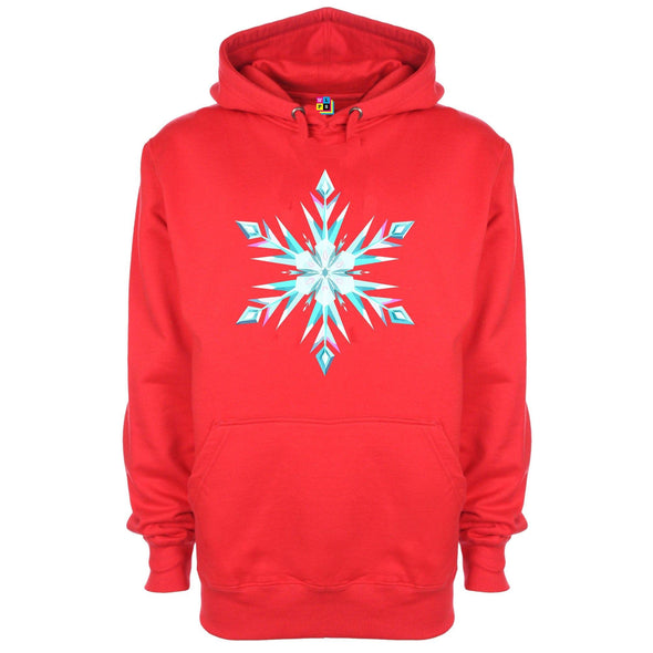 Snowflake Printed Hoodie - Mr Wings Emporium 