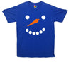 Snowman Face Printed T-Shirt - Mr Wings Emporium 