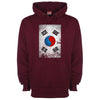 South Korea Distressed Flag Printed Hoodie - Mr Wings Emporium 