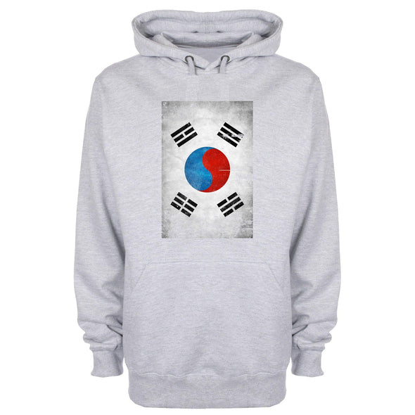 South Korea Distressed Flag Printed Hoodie - Mr Wings Emporium 
