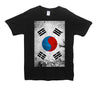 South Korea Distressed Flag Printed T-Shirt - Mr Wings Emporium 