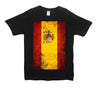 Spain Distressed Flag Printed T-Shirt - Mr Wings Emporium 