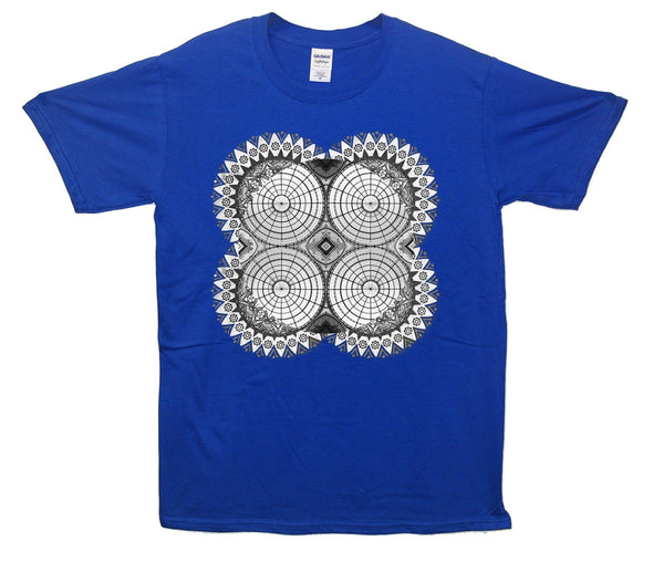 Spiral Optical Illusion Printed T-Shirt - Mr Wings Emporium 