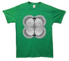 Spiral Optical Illusion Printed T-Shirt - Mr Wings Emporium 