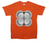 Spiral Optical Illusion Printed T-Shirt - Mr Wings Emporium 