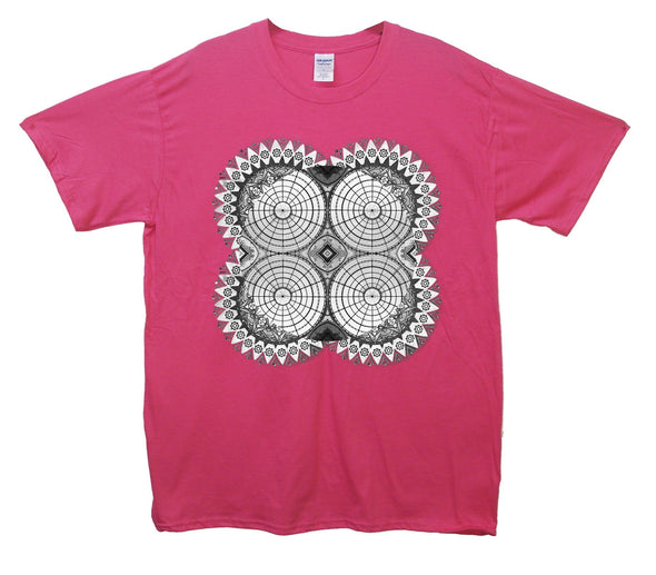 Spiral Optical Illusion Printed T-Shirt - Mr Wings Emporium 