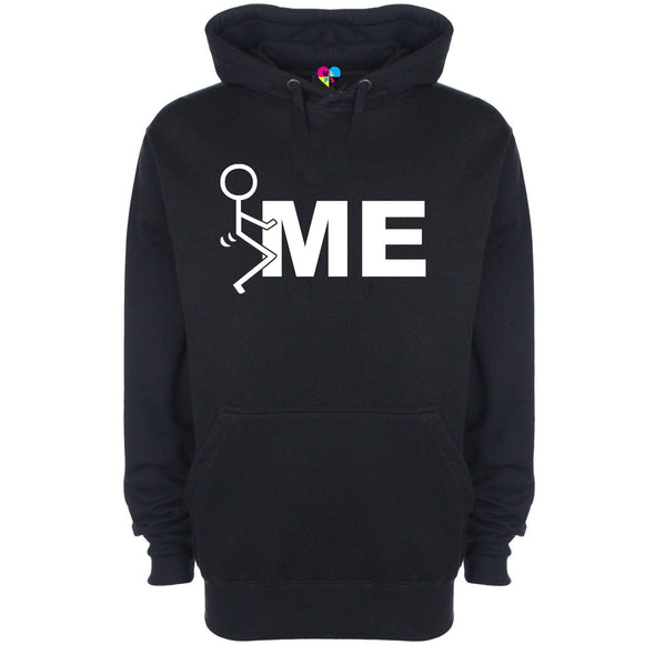 Stick Man Fuck Me Printed Hoodie - Mr Wings Emporium 