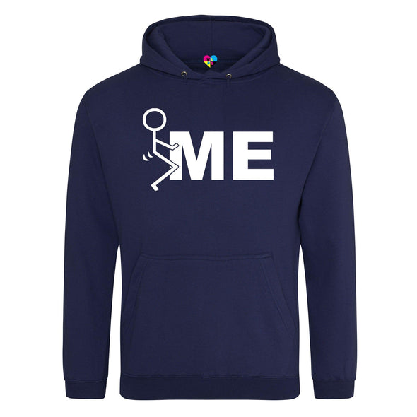 Stick Man Fuck Me Printed Hoodie - Mr Wings Emporium 