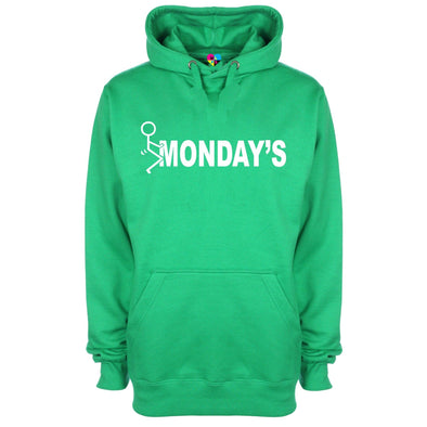 Stick Man Fuck Monday's Printed Hoodie - Mr Wings Emporium 