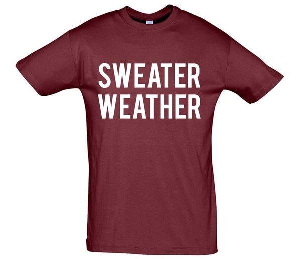 Sweater Weather Printed T-Shirt - Mr Wings Emporium 
