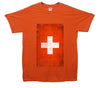 Switzerland Distressed Flag Printed T-Shirt - Mr Wings Emporium 