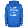 Tango Whisky Alpha Tango Phonetic Alaphabet Printed Hoodie - Mr Wings Emporium 