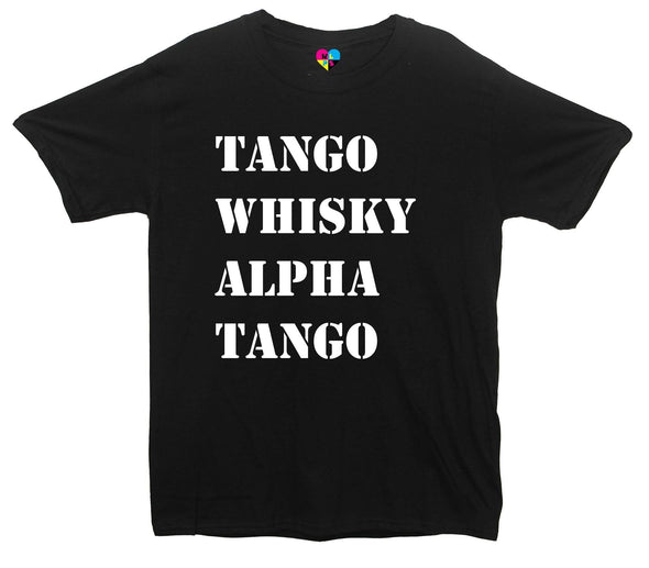 Tango Whisky Alpha Tango Pohnetic Alaphabet Printed T-Shirt - Mr Wings Emporium 