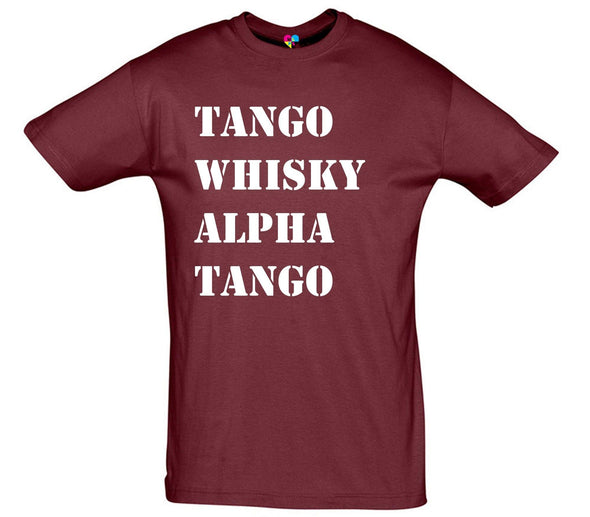 Tango Whisky Alpha Tango Pohnetic Alaphabet Printed T-Shirt - Mr Wings Emporium 