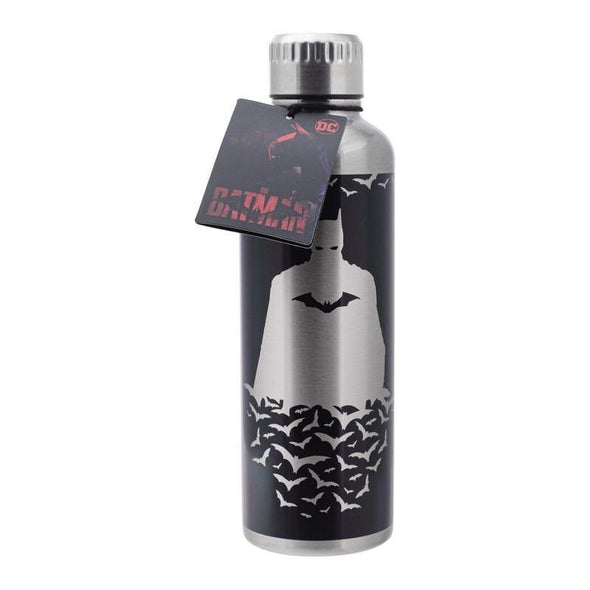 The Batman Metal Water Bottle (2022) - Mr Wings Emporium 