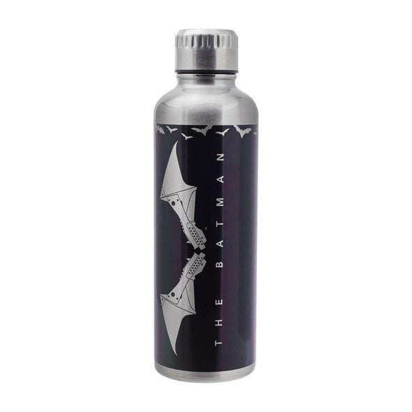 The Batman Metal Water Bottle (2022) - Mr Wings Emporium 