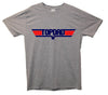 Top Gun Top Dad Printed T-Shirt - Mr Wings Emporium 