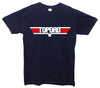 Top Gun Top Dad Printed T-Shirt - Mr Wings Emporium 
