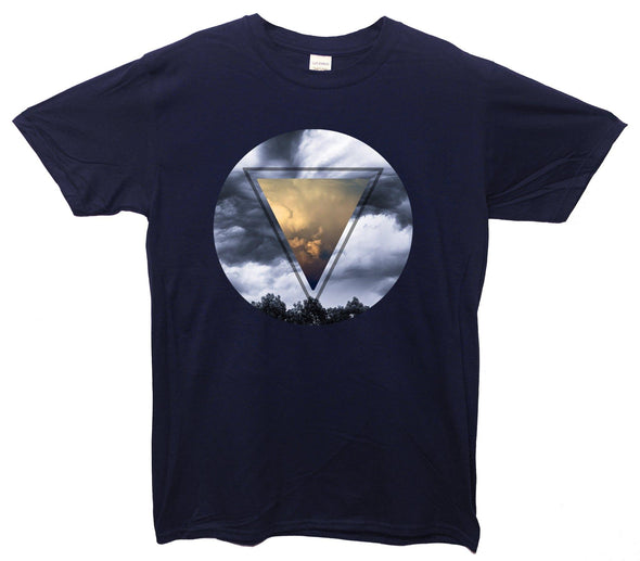 Triangle Prism Printed T-Shirt - Mr Wings Emporium 