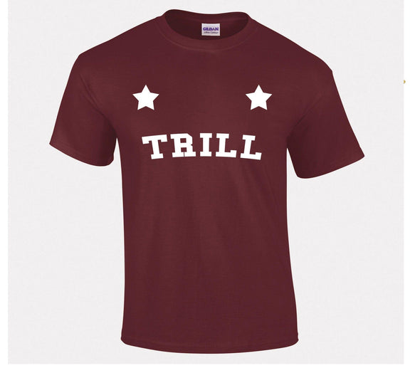 Trill Stars Printed T-Shirt - Mr Wings Emporium 