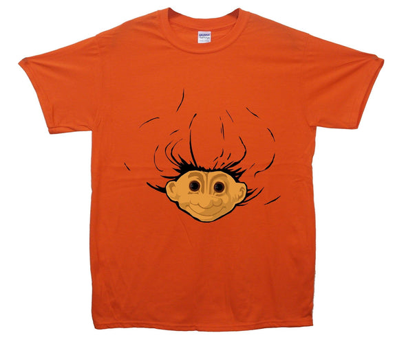 Troll Doll Face Printed T-Shirt - Mr Wings Emporium 