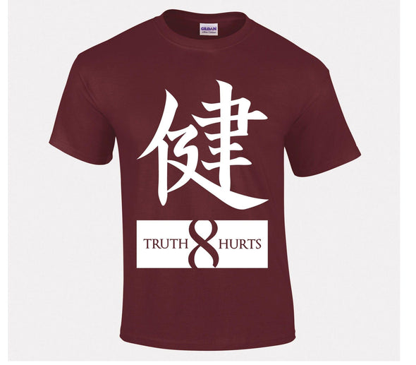 Truth Hurts Japanese Symbol Printed T-Shirt - Mr Wings Emporium 