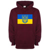 Tryzub Ukraine Flag Printed Hoodie - Mr Wings Emporium 