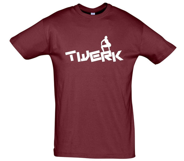 Twerk Printed T-Shirt - Mr Wings Emporium 