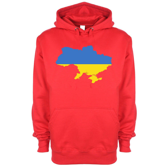 Ukraine Country Flag Printed Hoodie - Mr Wings Emporium 