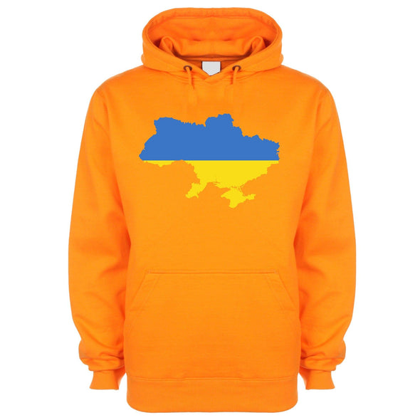 Ukraine Country Flag Printed Hoodie - Mr Wings Emporium 