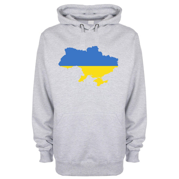 Ukraine Country Flag Printed Hoodie - Mr Wings Emporium 