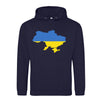 Ukraine Country Flag Printed Hoodie - Mr Wings Emporium 