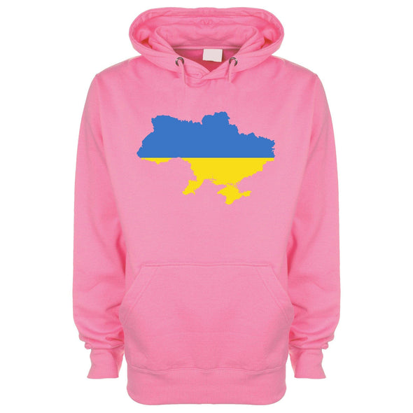 Ukraine Country Flag Printed Hoodie - Mr Wings Emporium 