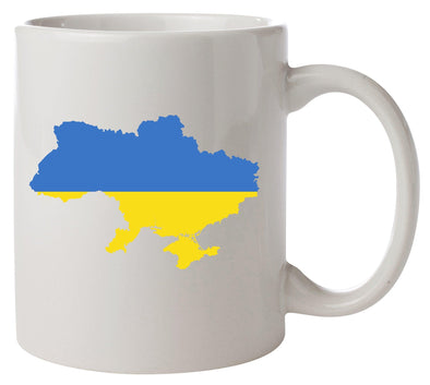 Ukraine Country Flag Printed Mug - Mr Wings Emporium 