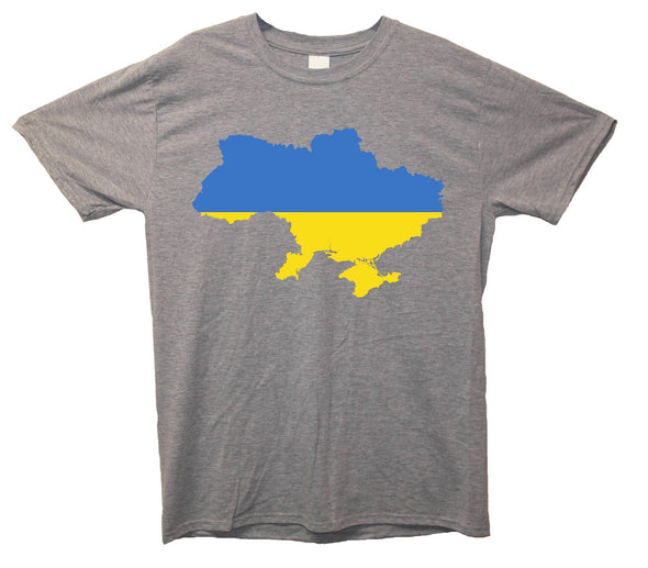 Ukraine Country Printed T-Shirt - Mr Wings Emporium 