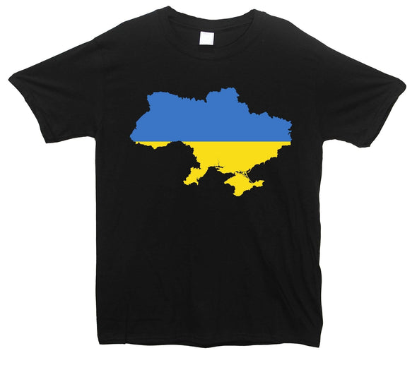 Ukraine Country Printed T-Shirt - Mr Wings Emporium 