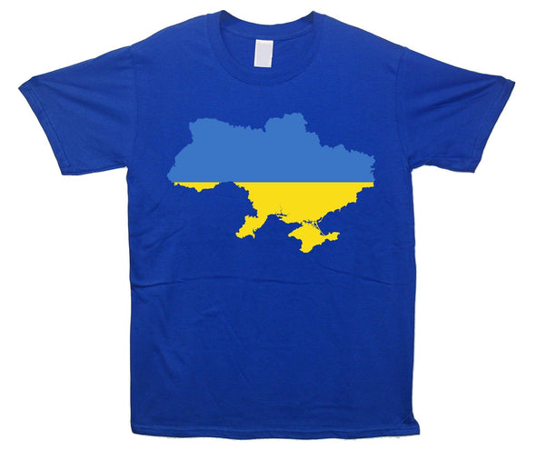Ukraine Country Printed T-Shirt - Mr Wings Emporium 