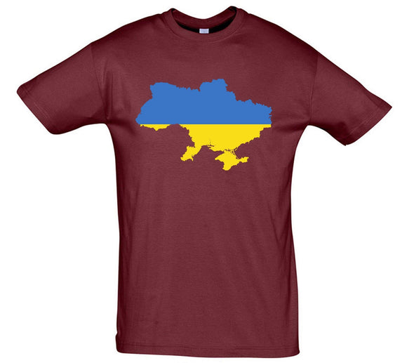Ukraine Country Printed T-Shirt - Mr Wings Emporium 