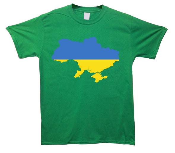 Ukraine Country Printed T-Shirt - Mr Wings Emporium 