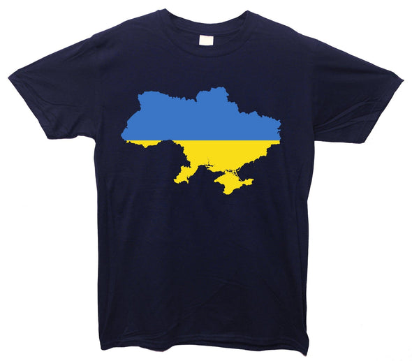 Ukraine Country Printed T-Shirt - Mr Wings Emporium 