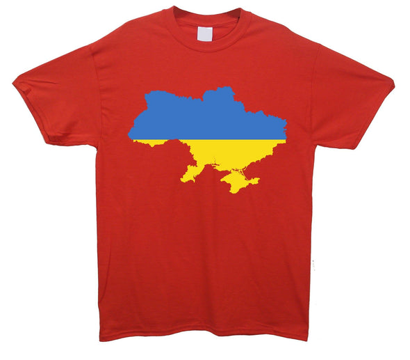 Ukraine Country Printed T-Shirt - Mr Wings Emporium 