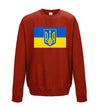 Ukraine Flag Tryzub Printed Sweatshirt - Mr Wings Emporium 