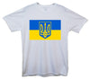 Ukraine Flag Tryzub Printed T-Shirt - Mr Wings Emporium 