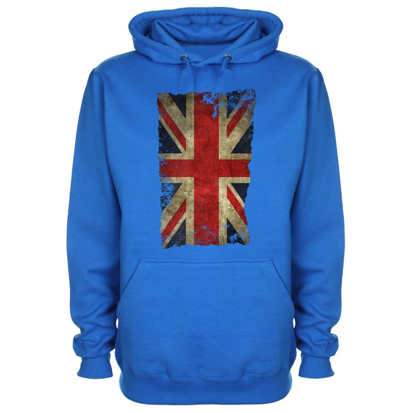 Union Jack Britain Distressed Flag Printed Hoodie - Mr Wings Emporium 