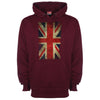 Union Jack Britain Distressed Flag Printed Hoodie - Mr Wings Emporium 