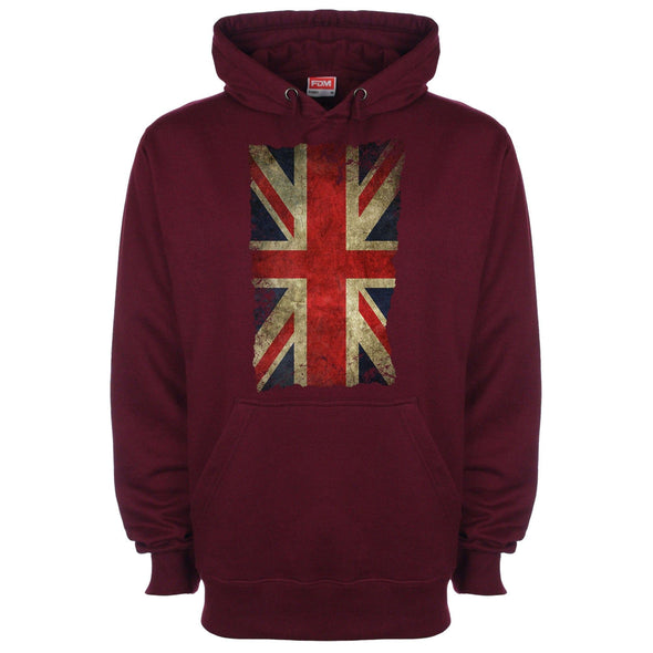 Union Jack Britain Distressed Flag Printed Hoodie - Mr Wings Emporium 